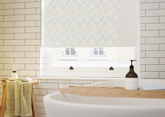Falling Leaves, Yellow - Twist&Fit Roller Blind - Image 5